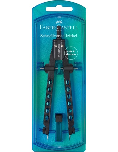 Sirkel Faber-Castell Factory pärli sinine