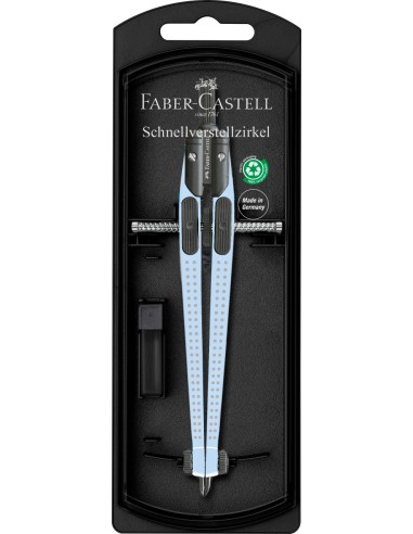 Sirkel Faber-Castell Grip kruviga taeva sinine