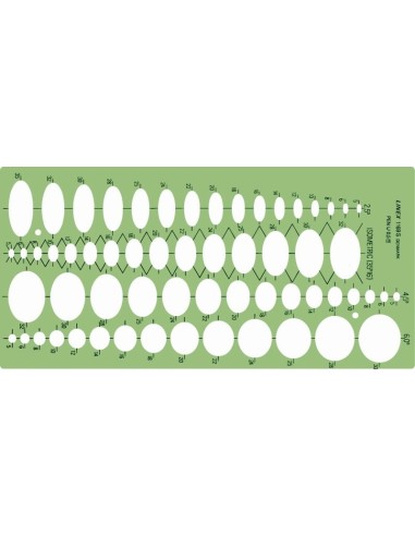 LINEX-1169S ELLIPSE TEMPLATE