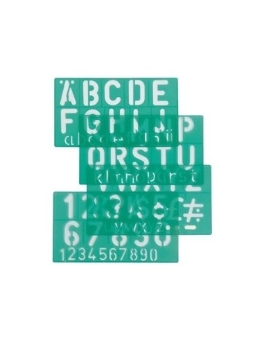 LINEX-8550 LETTERING TEMPLATE 50 MM