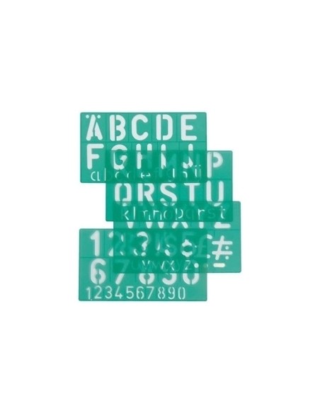 LINEX-8550 LETTERING TEMPLATE 50 MM