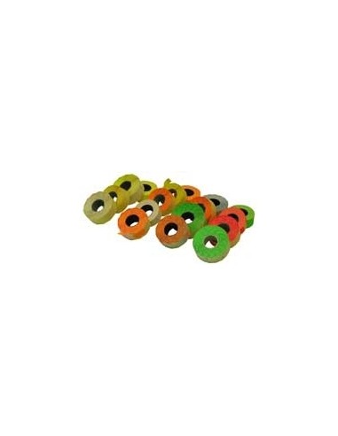 Price labels 26x12mm orange