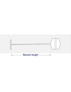Tekstiilipüstoli niidid Tacher II FINE 15mm (5000tk/pk)