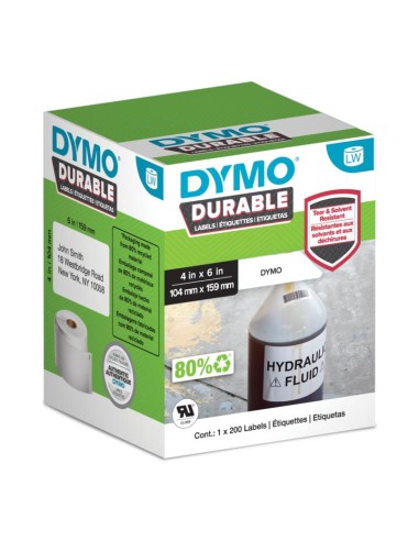 Kleepkirjaetiketid Dymo 104x159mm polüester 200tk