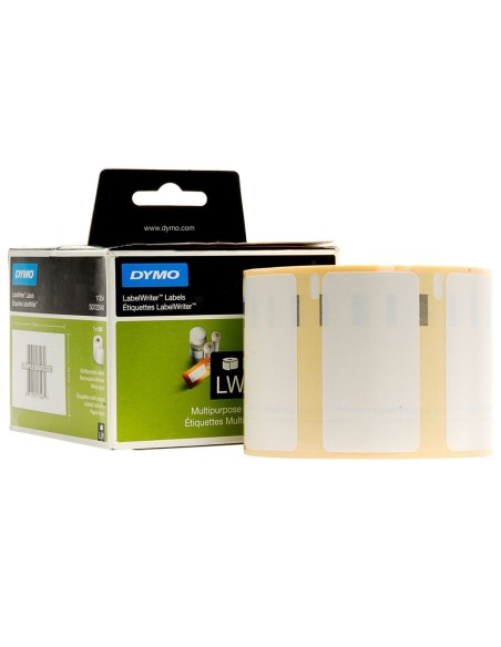 Dymo LW Multi-Purpose Labels, 32mm x 57mm, Roll of 1000 Easy-Peel Labels, Self-Adhesive, for LabelWriter Label Makers, Authentic