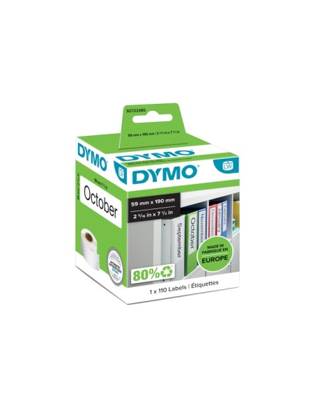 *Kleepkirjalint Dymo LetraTag Iron-On 12mm x 2m valge