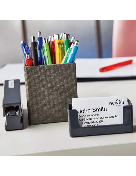 Dymo LW Name Badge Cards, Non Adhesive, 51mm x 89mm, Roll of 300, Black Print on White, for LabelWriter label makers, Authentic