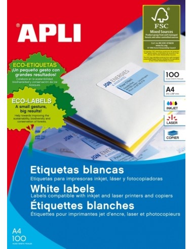 Etiketid Apli 1272 70x35mm A4/100L