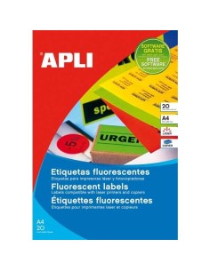 Etiketid Apli 1283 38x21,2mm A4/100L