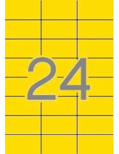 Labels Apli 70x37 mm   A4/20sh yellow