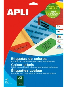 Apli  105,0X37,0 BOX 20 green