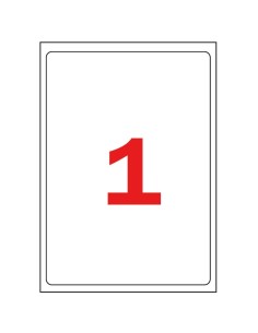 Etiketid Apli 2412 199,6x289,1mm A4/100L