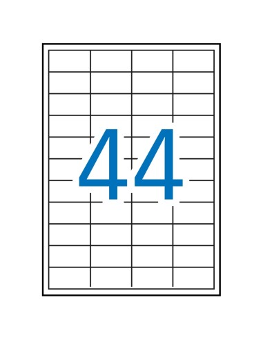 Labels Apli 48,5x25,4mm A4/250h