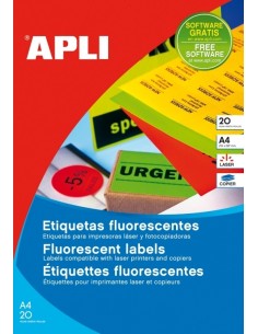 Labels Apli 64x33,9mm A4/20h