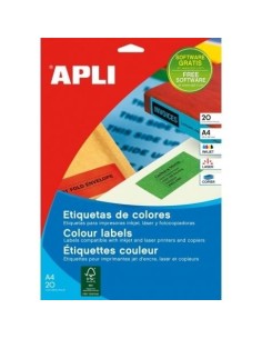 Etiketid Apli 11684 170x257 mm A4/10L