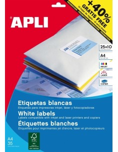 Labels Apli  30mm round InkjetLaserCopier