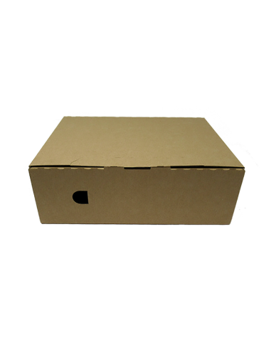 Archive box College A4 10cm with lid, brown