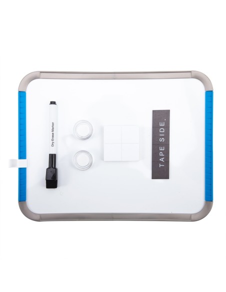 PS Magnetic Whiteboard w/acc. 279×216mm Blue Purple