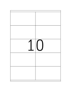 Labels College 105x57mm A4/100L, white