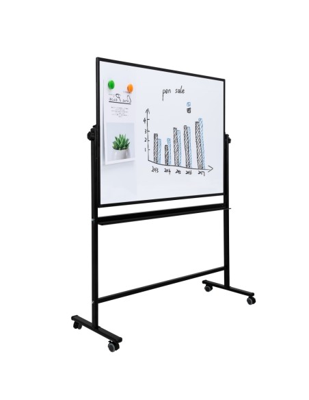 2-sided Magnetic Easel Whiteboard 900×1200mm 36IN×48IN