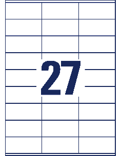 Labels Zweckform 70x32mm A4/100sh 2