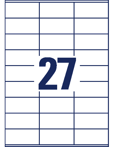 Etiketid Zweckform 3479 70x32mm A4/100L
