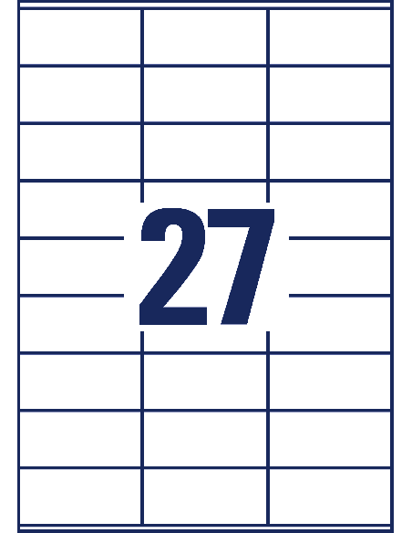 Labels Zweckform 70x32mm A4/100sh