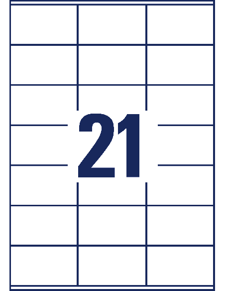 Labels Zweckform 70x41mm A4/100sh