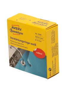 REINFORCING RINGS Zweckform Ø13mm, 500pcs white