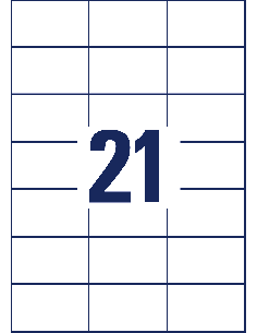 Etiketid Zweckform 3652 70x42,3mm A4/100L 2