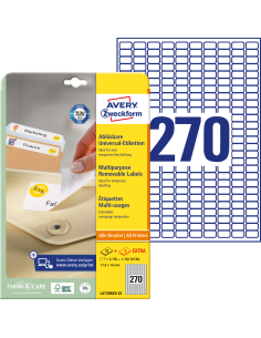 Labels Zweckform 17,8x10 A4/25sh