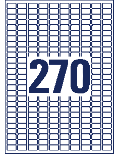 Etiketid Zweckform L4730REV-25 17,8x10mm A4/25L 2