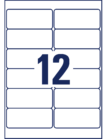Label 99,1x42,3mm weatherproof LC
