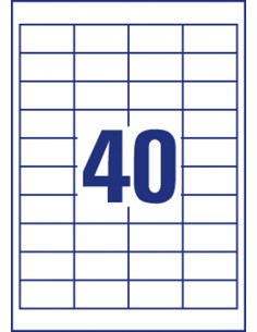 Labels Zweckform Europe 48,5x25,4mm A4/100sh 2