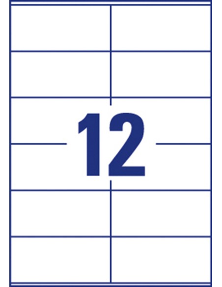 Labels Zweckform Europe 105x48mm A4/100sh