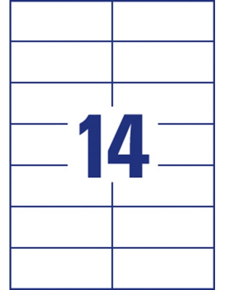 Labels Zweckform Europe 105x42,3mm A4/100sh