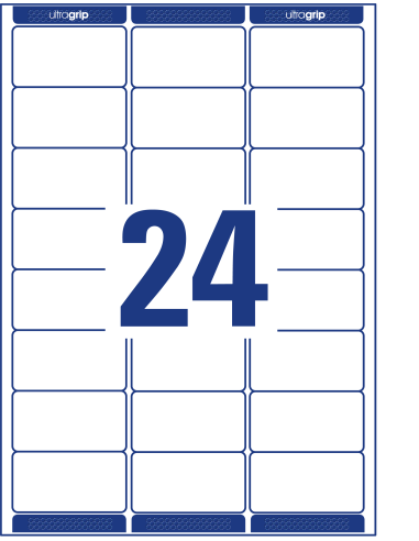 Labels Zweckform 63,5x33,9mm A4/100sh