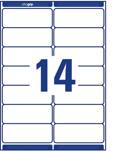 Labels Zweckform 99,1x38,1 A4/100sh