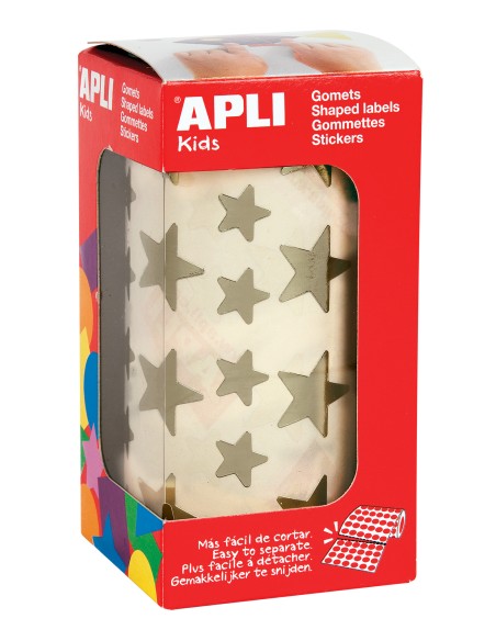 Colour coding star Apli Ø12,5mm gold