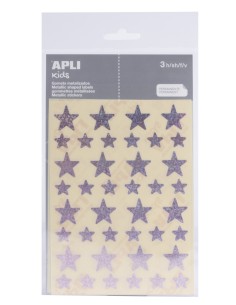 Colour coding star Apli Ø12,5mm pink
