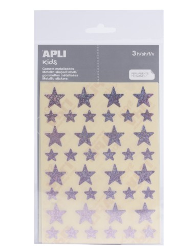 Colour coding star Apli Ø12,5mm pink