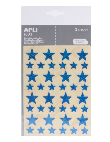 Colour coding star Apli Ø12,5mm blue