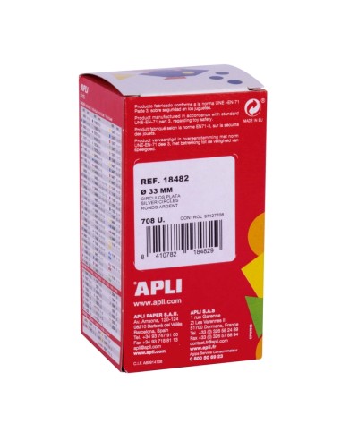 Markeerimispunktid Apli Ø 33mm hõbedane