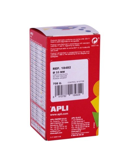 Markeerimispunktid Apli Ø 33mm hõbedane