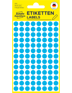 Markeerimispunktid Zweckform 3011 Ø8mm 416tk/pk sinine 2