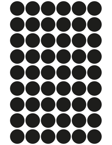 Colour Coding dots Q12mm, black