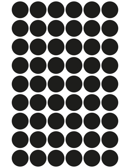 Markeerimispunktid Zweckform 3140 Ø12mm 270tk/pk must