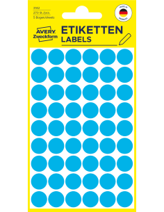 Colour coding dots Zweckform Ø12mm, 270pcs blue 2