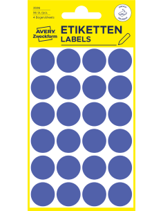 Colour coding dots Zweckform Ø18mm 96pcs blue 2