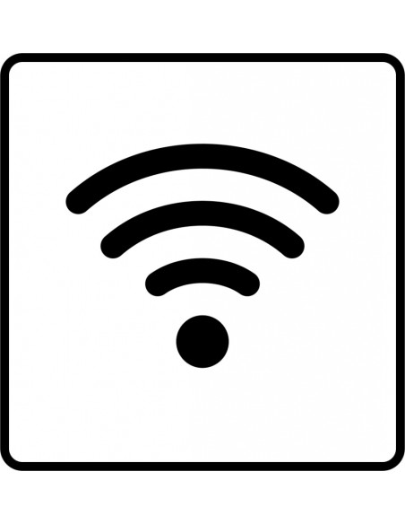 Label 85x85mm Wi-Fi